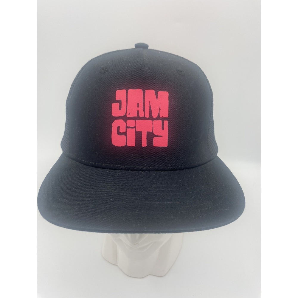 Elevate Jam City Mobile Gaming‎ Truckers  Cap Snapback Hat Black Fit NWT